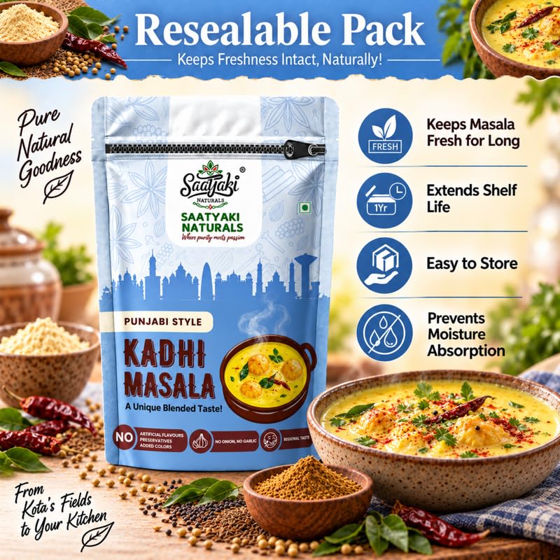Image 8 of SAATYAKI NATURALS Punjabi Kadhi Masala