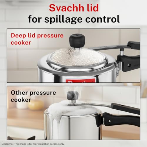 Image 5 of Prestige Svachh Nakshatra Alpha Straight Wall Cooker 3 L