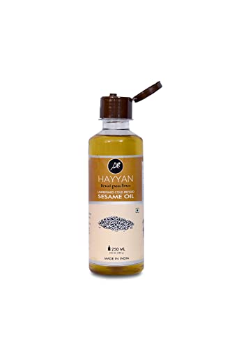 Image 2 of 250 ml (Pack Of 1) for the product HAYYAN Cold Pressed Virgin Sesame Oil