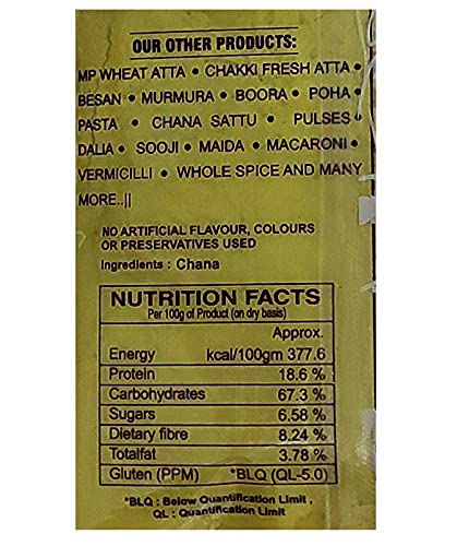 Image 3 of Deepak Chana Atta | Gluten Free Chickpea Flour | High Protein & Fiber | For Roti, Snacks & Traditional Recipes
