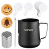Image 1 of Default Title for the product Supvox Milk Frothing Pitcher 600ml Stainless Steel with Latte Art Tools Set