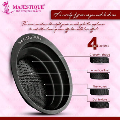 Image 8 of Majestique Silicone Makeup Brush Cleaner Pad