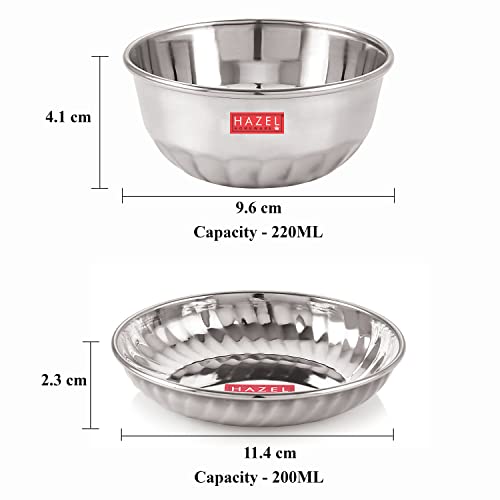Image 4 of HAZEL Dessert Bowl Set of 6