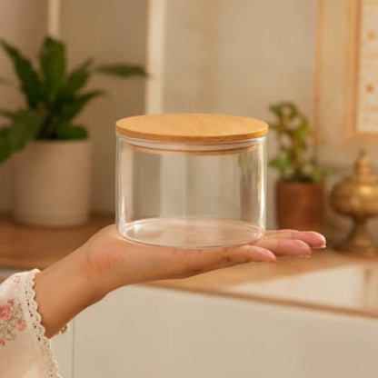 Image 2 of ExclusiveLane Basics Crystal Essence Airtight Glass Container 500 ml