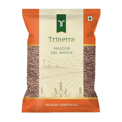 Image 1 of 500 gm for the product Trinetra Black Masoor Dal Whole
