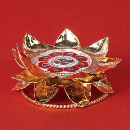 Image 1 of Default Title for the product Dista Silvers Lotus Stand Gold Plated 48g