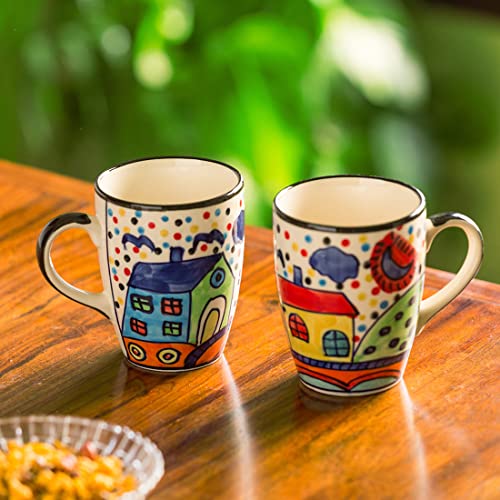 Image 2 of ExclusiveLane Ceramic Coffee Mugs Set of 6 270 ML