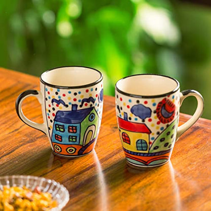 Image 2 of ExclusiveLane Ceramic Coffee Mugs Set of 6 270 ML