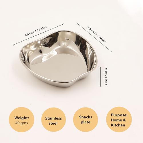 Image 8 of Spillbox Stainless Steel Halwa Plates
