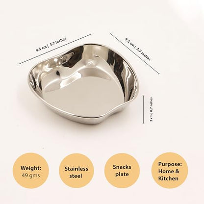 Image 8 of Spillbox Stainless Steel Halwa Plates
