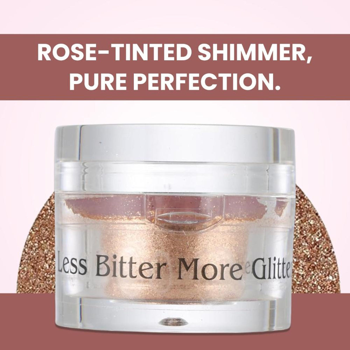 Image 3 of London Prime Makeup Glitter - Rose Gold