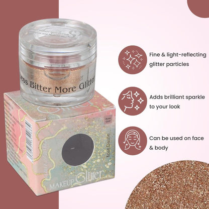 Image 4 of London Prime Makeup Glitter - Rose Gold