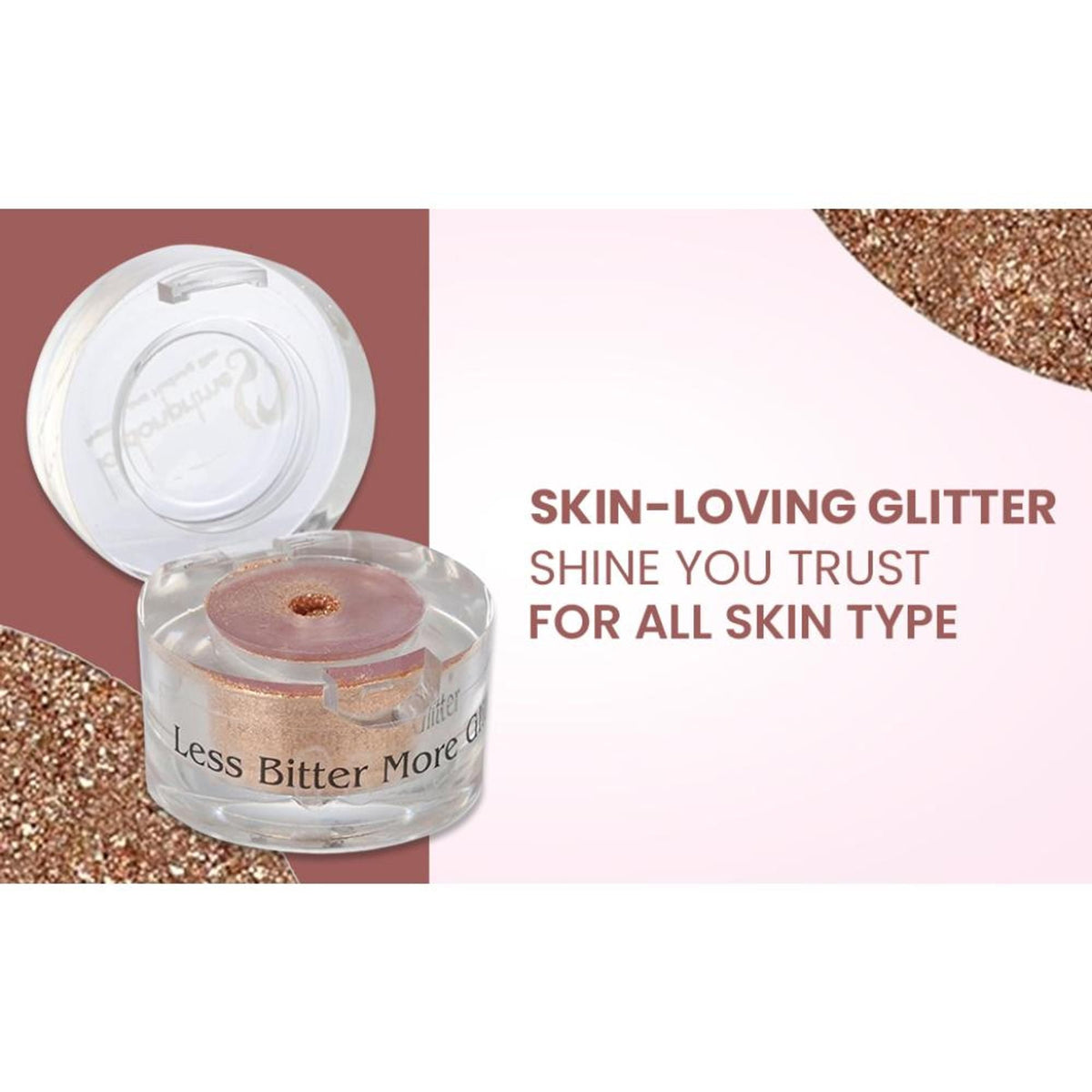 Image 6 of London Prime Makeup Glitter - Rose Gold