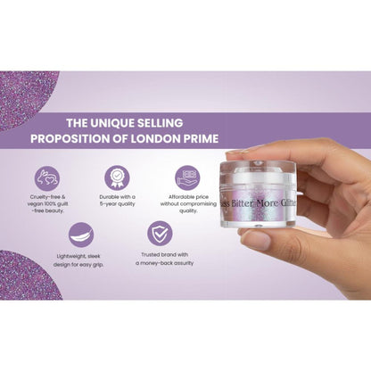 Image 9 of London Prime Makeup Glitter - Purple