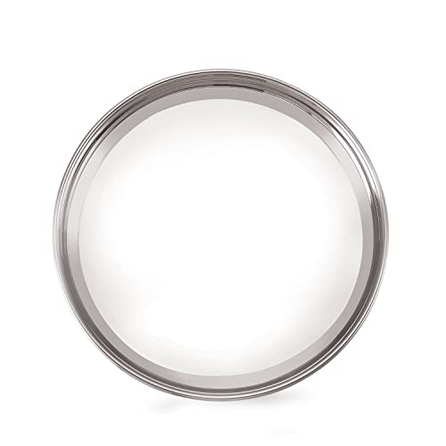 Image 4 of neelam Stainless Steel Buffet Plate 25 cm Set of 4