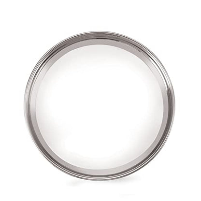Image 4 of neelam Stainless Steel Buffet Plate 25 cm Set of 4