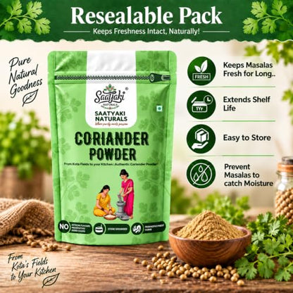 Image 9 of SAATYAKI NATURALS Organic Coriander Powder