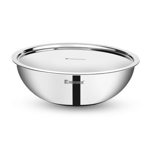 Image 2 of BERGNER TriPro Triply Stainless Steel Cook and Serve Combo of 3 Tasras