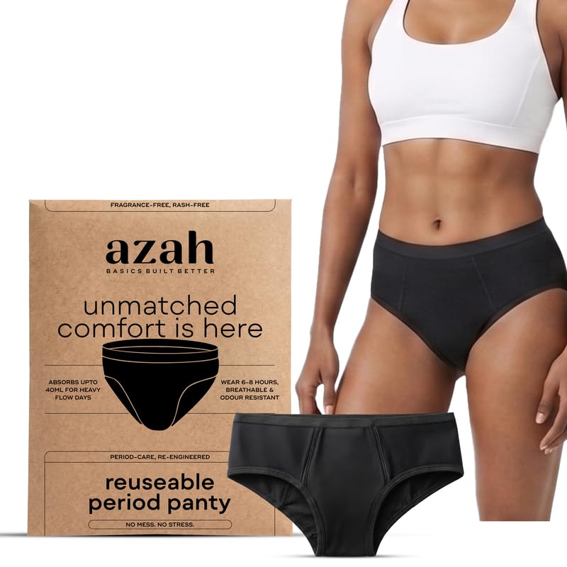 Image 1 of S for the product AZAH Reusable Period Panty for Women Heavy Flow