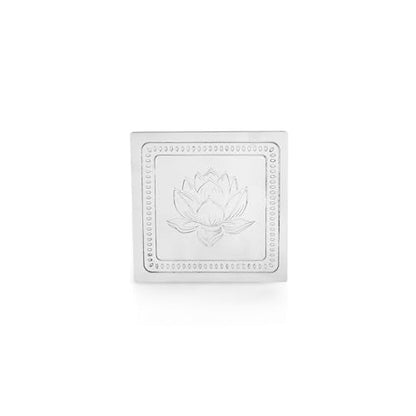 Image 3 of ExclusiveLane Silver Rose Iron Coasters for Hot Tea Cup Set of 4