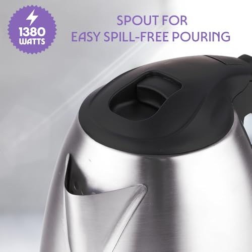 Image 6 of Borosil 1.5 L Boiluxe Variable Temperature Stainless Steel Electric Kettle