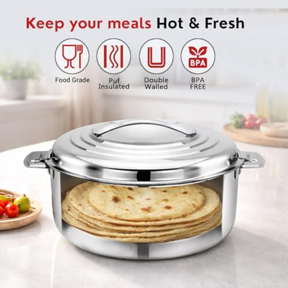 Image 5 of AVIAS Platina Premium Stainless Steel Double Wall Hot Pot/Casserole