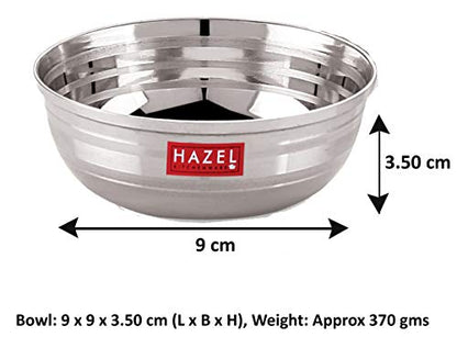 Image 3 of HAZEL Stainless Steel Bowl Set 150 ml Pack of 6