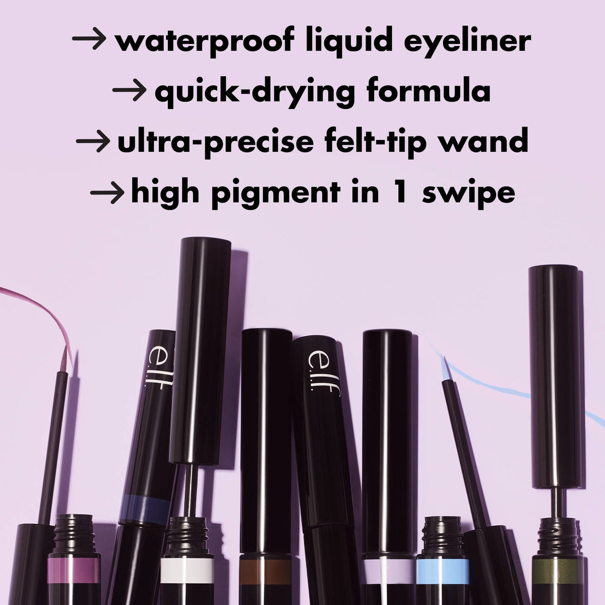 Image 9 of e.l.f. Cosmetics H2O Proof Inkwell Eyeliner(3.5ml)