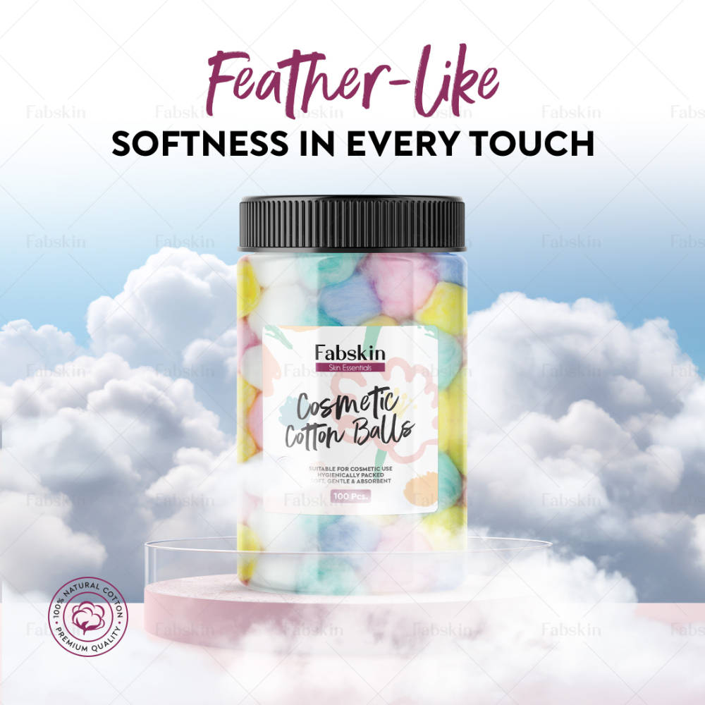 Image 2 of Fabskin Cosmetic Cotton Balls - 100