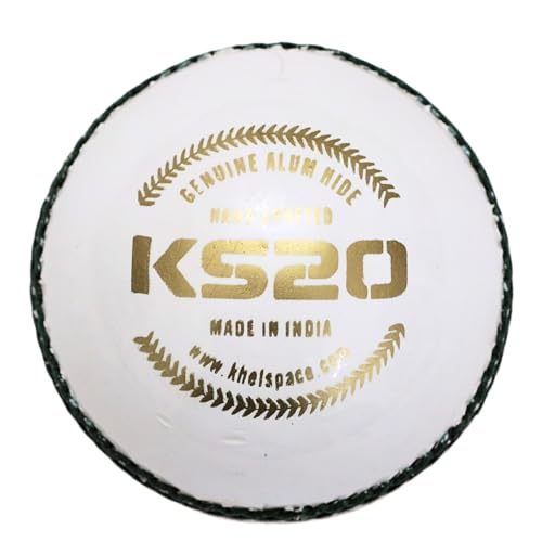 Image 5 of KHELSPACE KS-20 Leather White Cricket Ball
