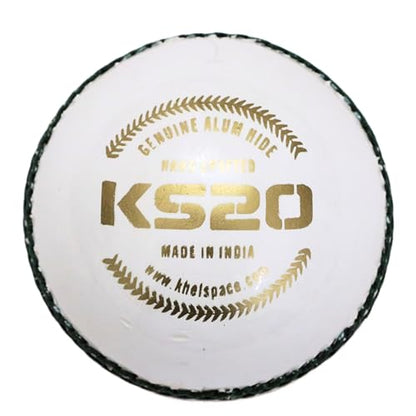 Image 5 of KHELSPACE KS-20 Leather White Cricket Ball