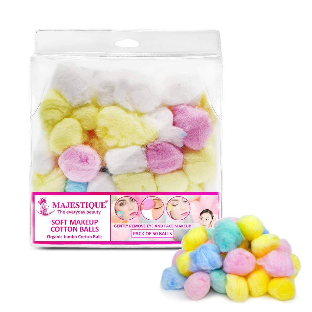 Image 1 of 1 pcs for the product Majestique Natural Cotton Balls For Make-up (50 Pcs)