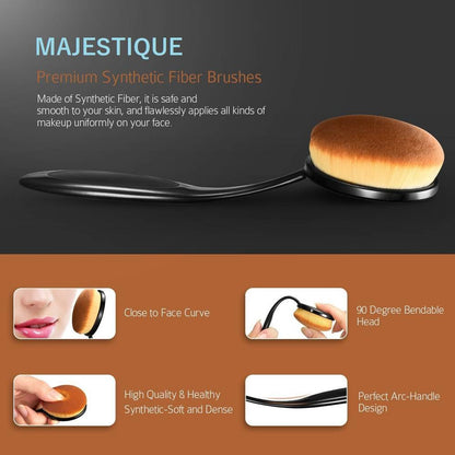 Image 7 of Majestique Oval Face Brush
