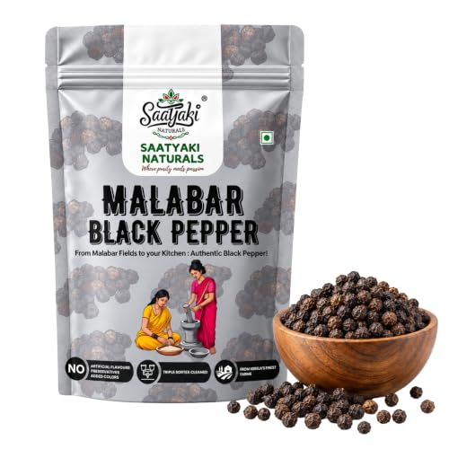 Image 3 of 400gm for the product SAATYAKI NATURALS Orangic Black Pepper
