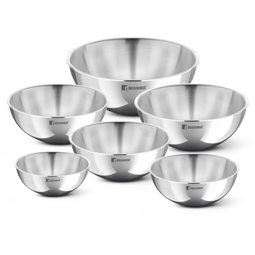 Image 4 of 6 Pcs Set for the product BERGNER Argent Triply Stainless Steel Tasra/Tasla