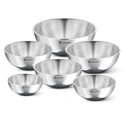Image 4 of 6 Pcs Set for the product BERGNER Argent Triply Stainless Steel Tasra/Tasla