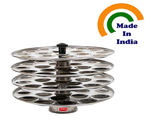 Image 3 of HAZEL Idli Maker Stainless Steel Mini Set of 4