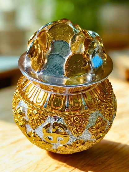 Image 2 of THE HOME CO. 24K Gold-Plated Kalash