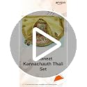 Image 2 of Artonezt Handcrafted Embroidery Karwachauth Thali Set