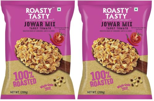 Image 1 of 200 g (Pack of 2) for the product Roasty Tasty Jowar Mix Tangy Tomato 200g