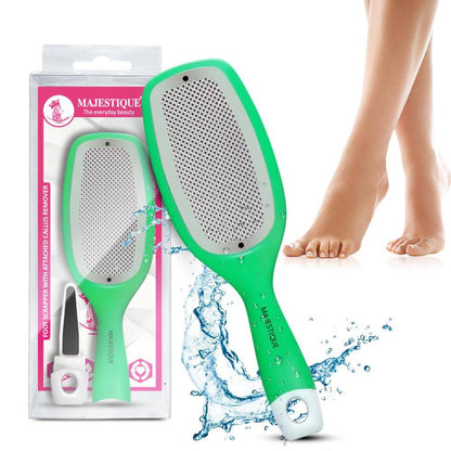 Image 1 of 63g for the product Majestique Foot Scraper With Attached Callus Remover