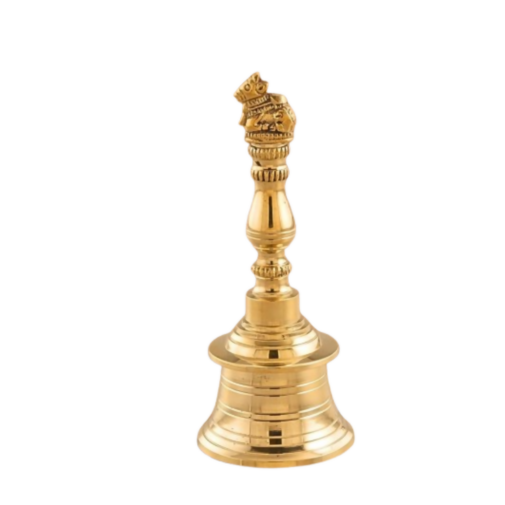 Image 1 of Default Title for the product Sacch Brass Nandi Pooja Bell For Temple & Prayer Room (Bell)