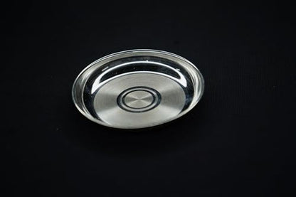 Image 3 of Dista Silvers Plate 17g, Prasadam Plate, Silver Pooja Plate