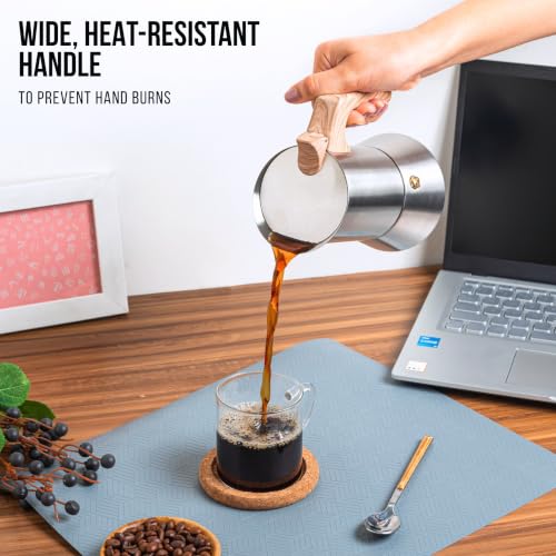 Image 4 of Sipologie Induction Moka Pot Espresso Maker 220ml