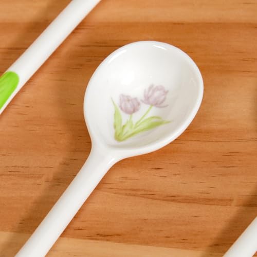 Image 4 of Nestasia Set of 4 Ceramic Soup Bowl with Spoon (400ml)