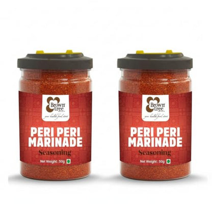 Image 1 of Default Title for the product Brown tree Popcorn Seasoning Peri Peri Marinade Pack of 2 100g