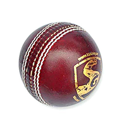 Image 3 of SG Campus Four Piece Leather Cricket Ball - Red, Club Size