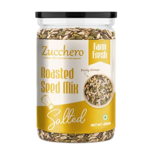 Image 1 of Default Title for the product Zucchero Roasted & Salted Seed Mix - 6 in 1 Super Crunchy Mix (400g)