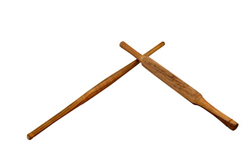 Image 4 of 2 / Length Unspecified (Brown) for the product HAZEL Wooden Roti Roller Belan