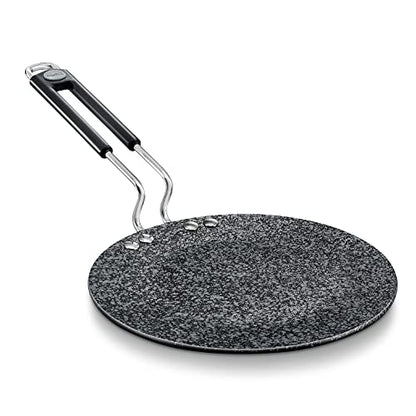 Image 1 of 24.5 cm for the product Prestige Durastone Hard Anodised Non-Stick Omni Tawa 24.5 cm